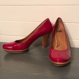 Sofft Red Patent Pumps